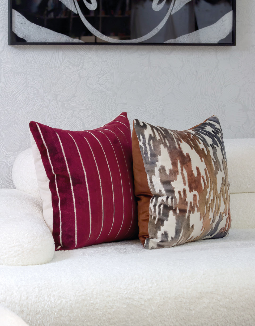 Bizete Claret Duo Pillow