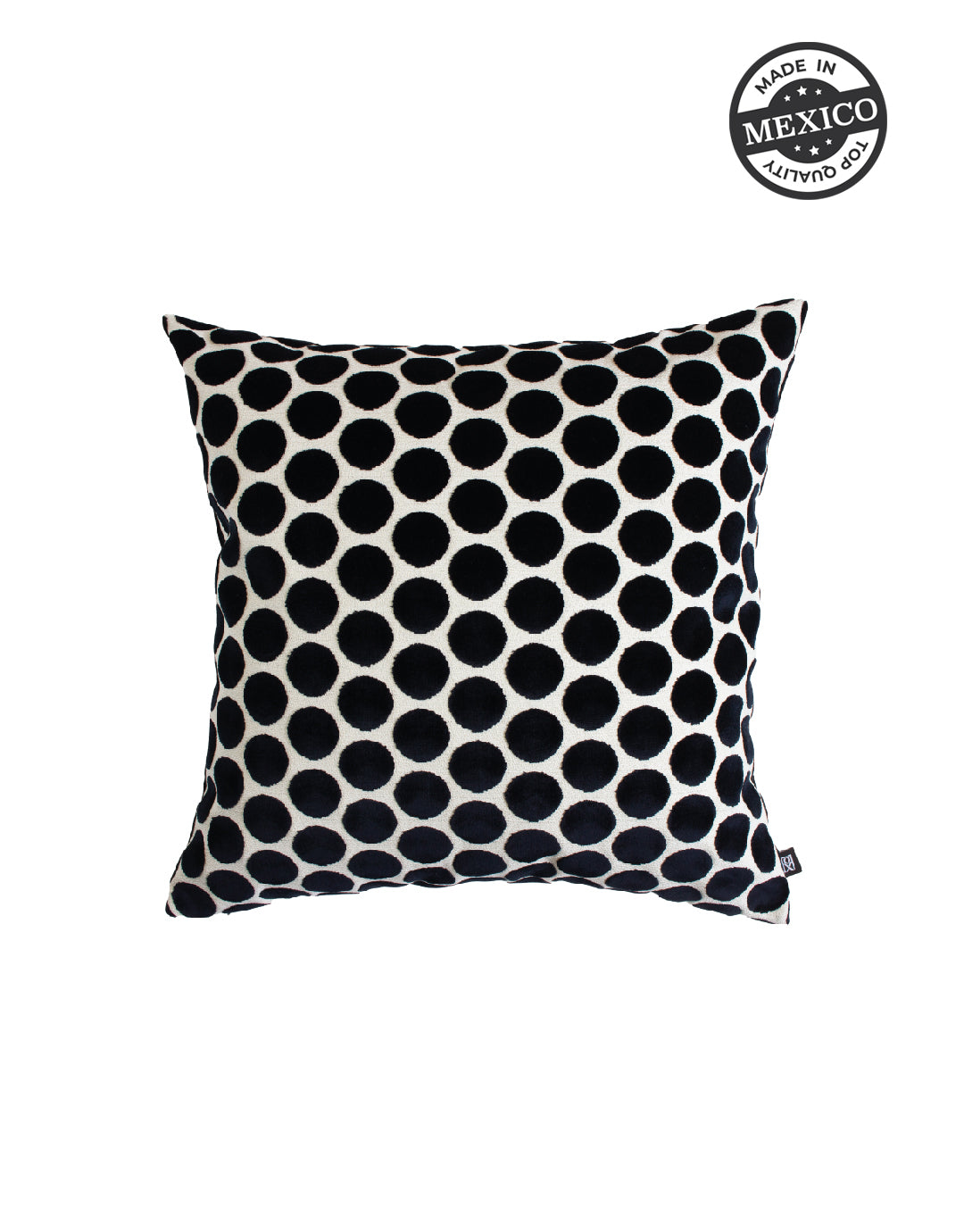 Buttons Black Duo Pillow