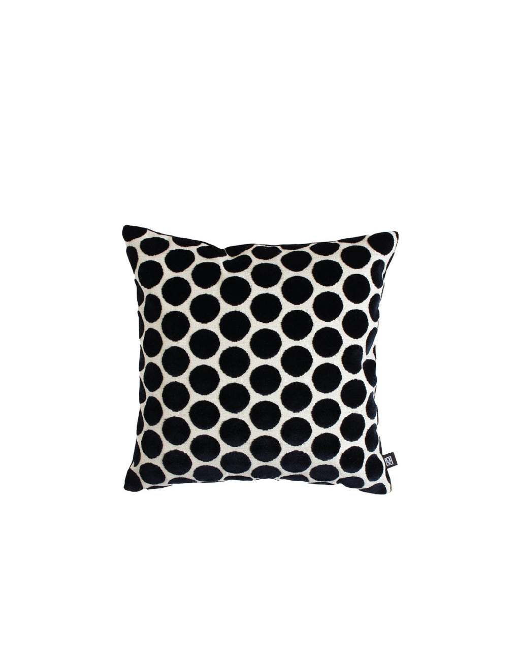 Buttons Black Duo Pillow