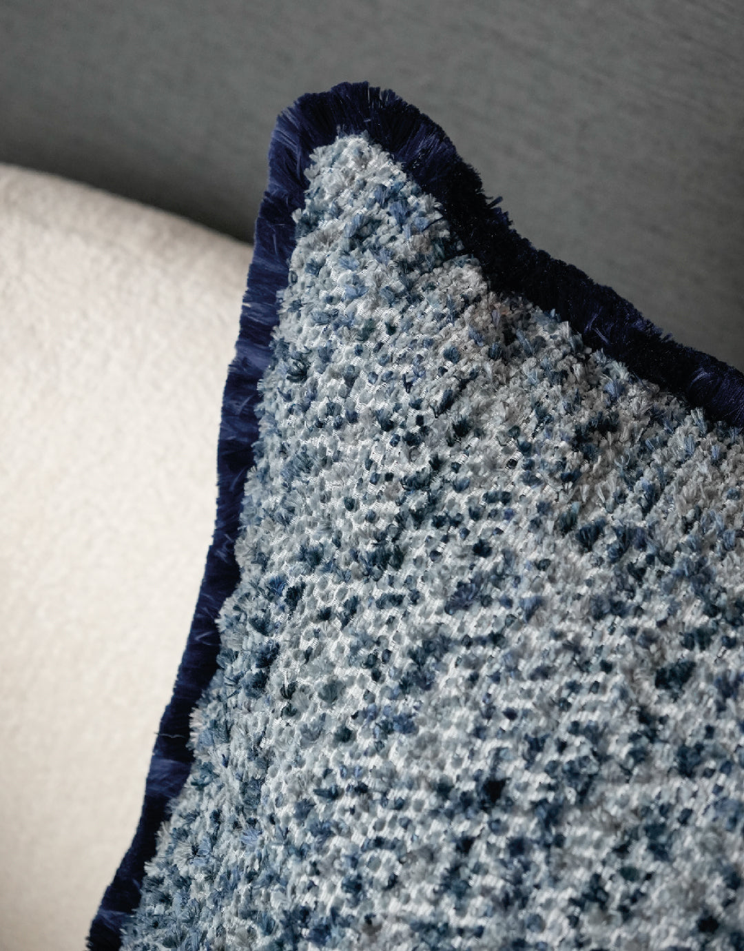 Hippie Azure W/ Fringe Uni Pillow