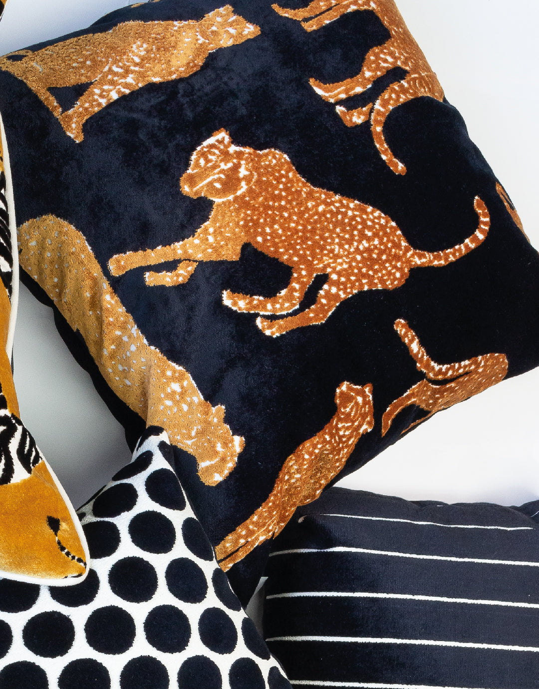 Cheetah Ebony Duo 24" Pillow