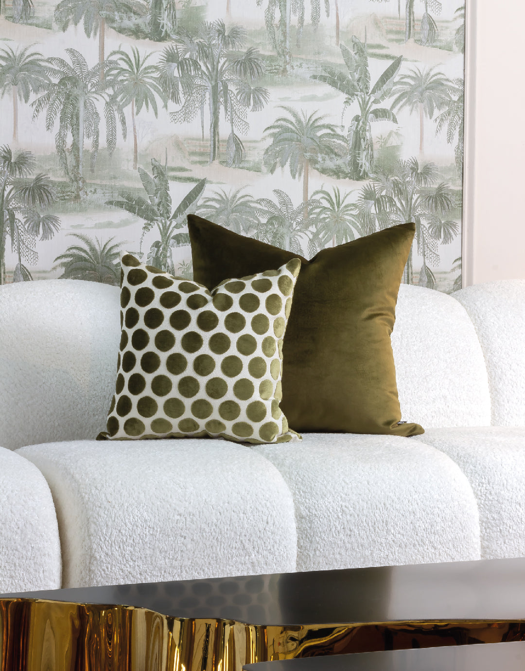 Buttons Lilypad Duo Pillow