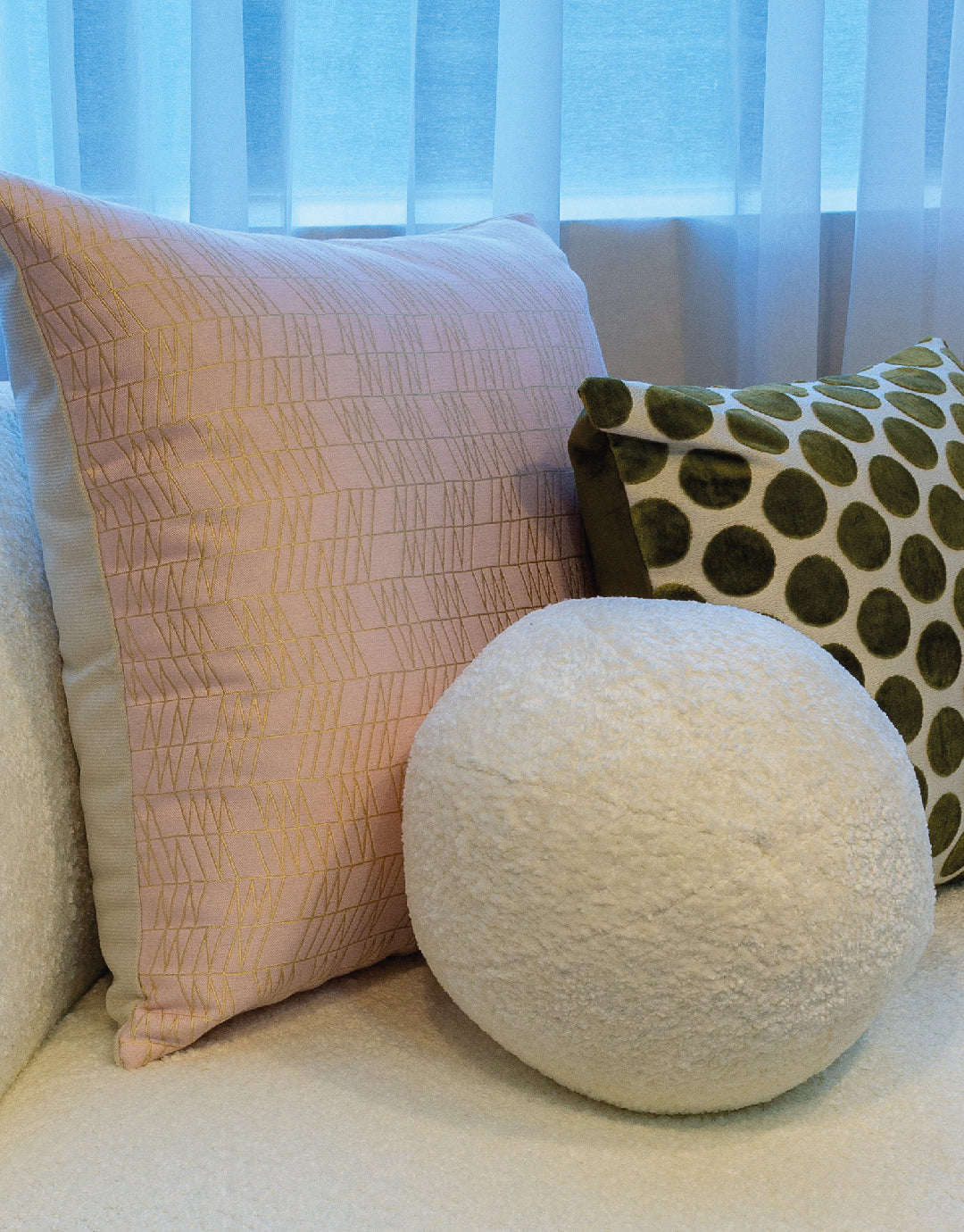 Buttons Lilypad Duo Pillow