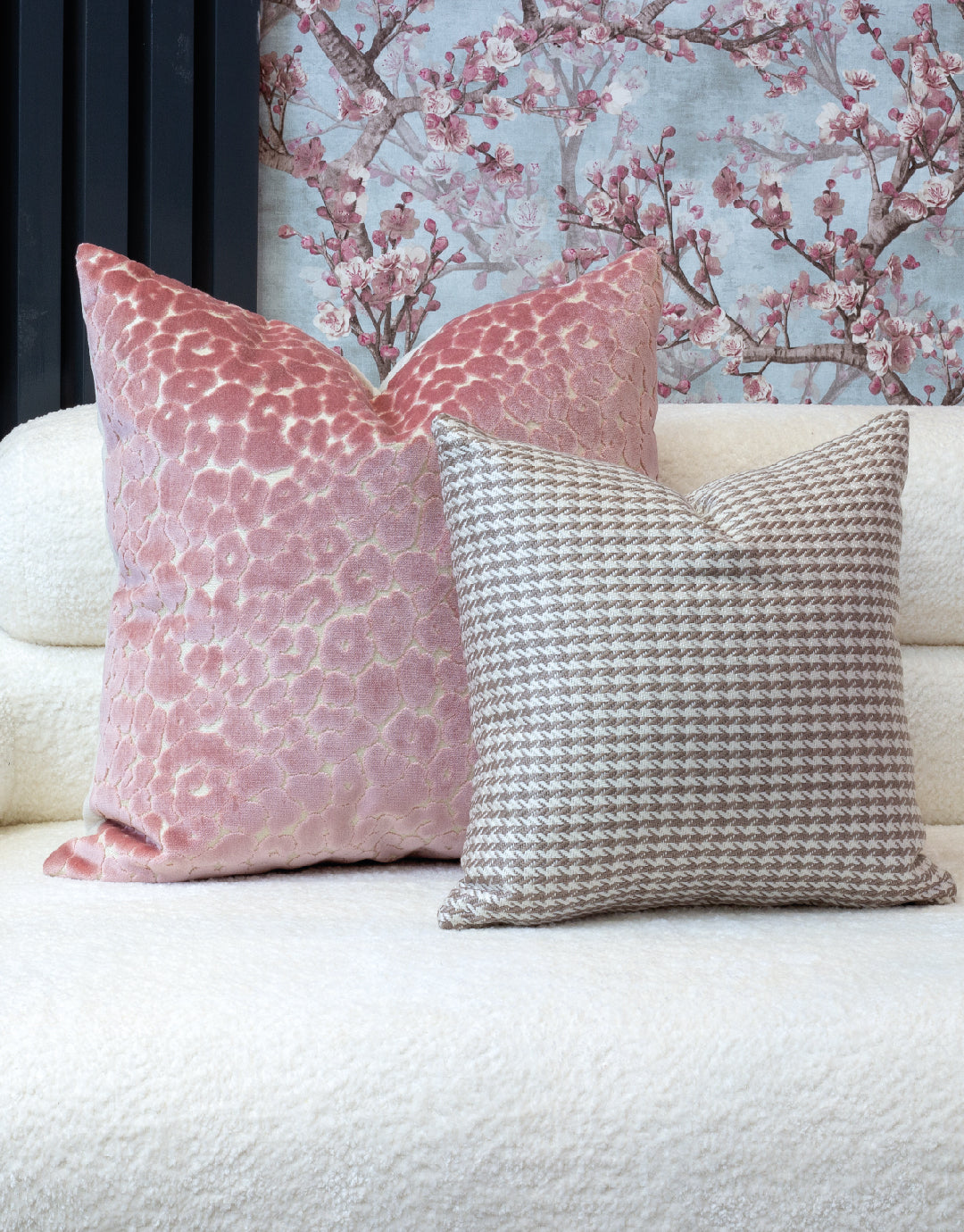 Check Flax Uni Pillow