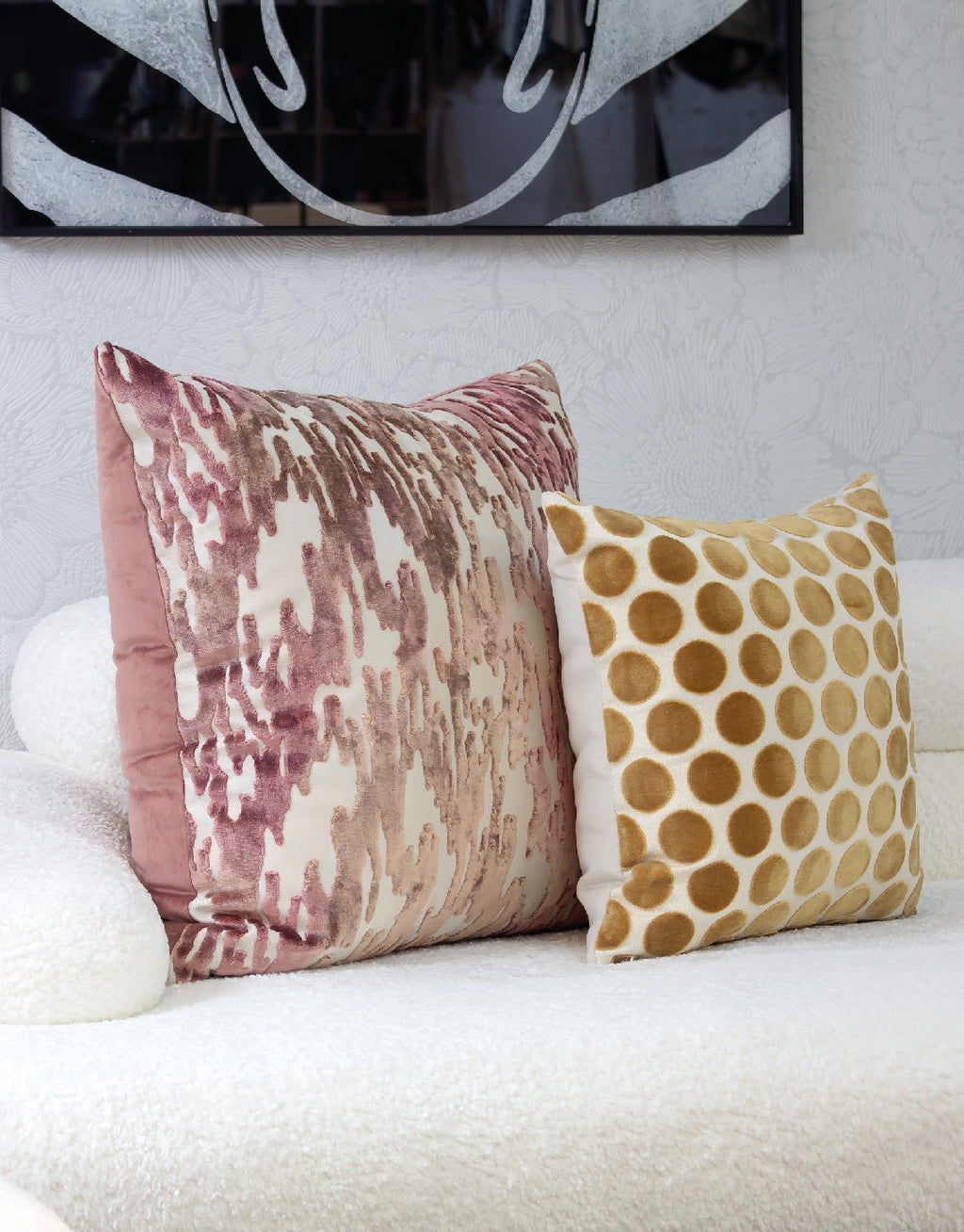 Buttons Topaz Duo Pillow