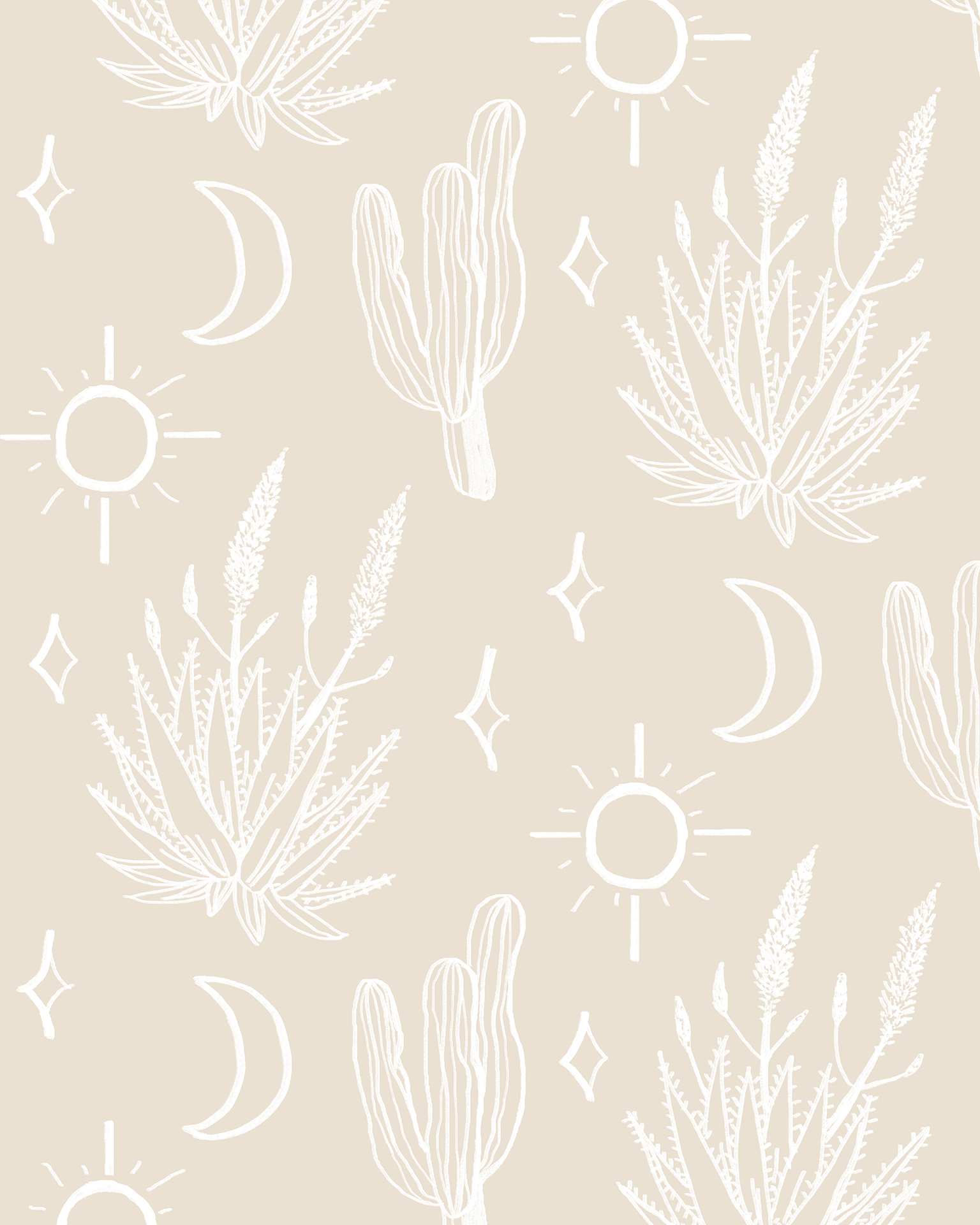 Desert Sky Wallpaper, sand and white