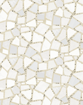 Dolce Terrazzo Wallpaper, tan and white