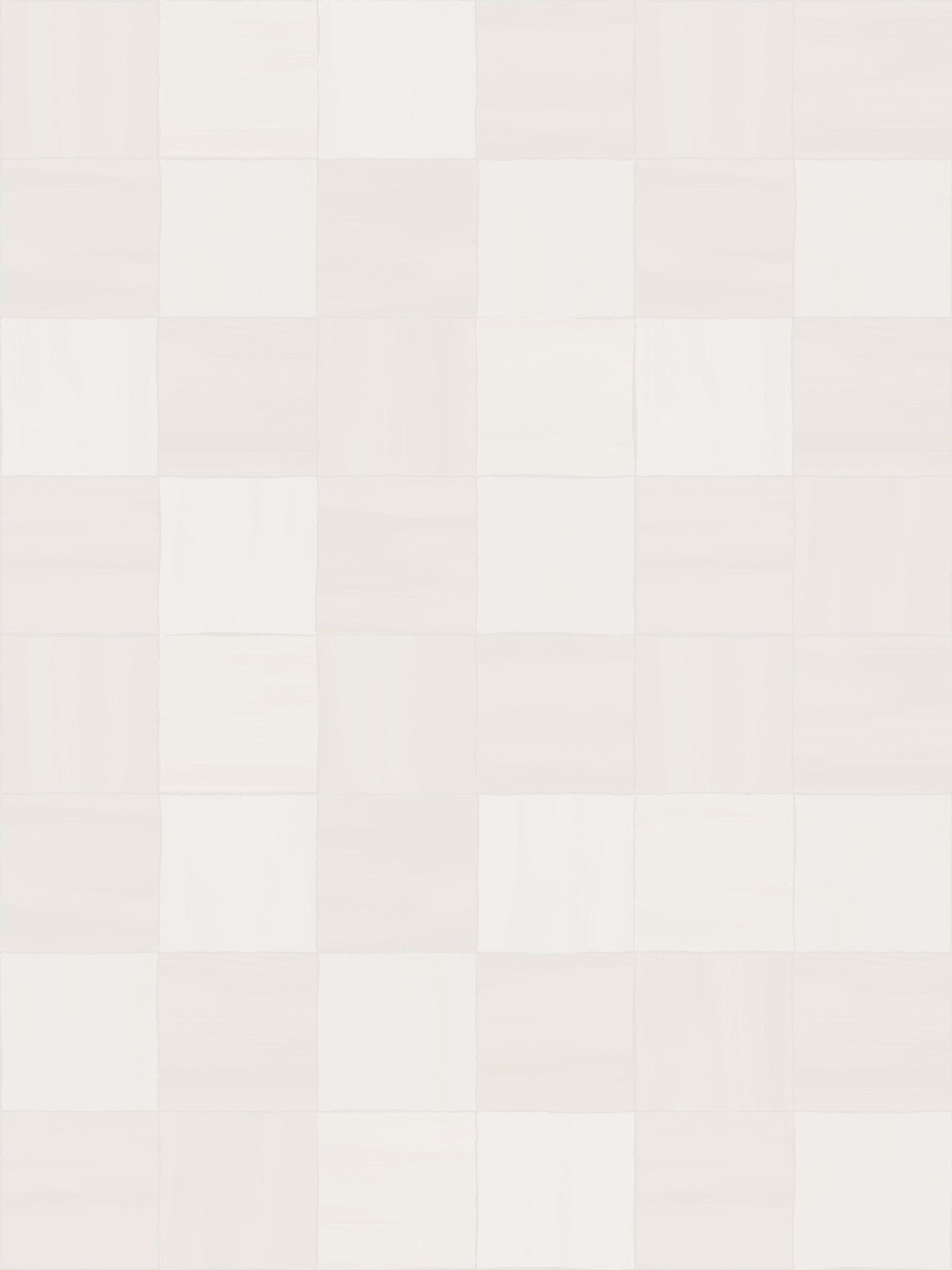 Zellige Wallpaper, antique white