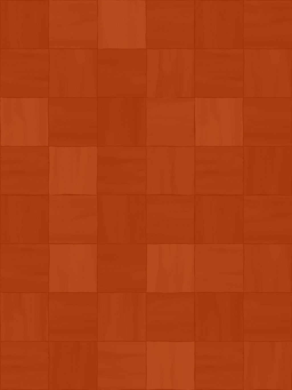 Zellige Wallpaper, rust