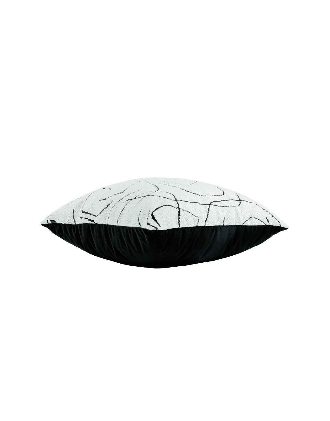 Hani White Lined Duo Pillow