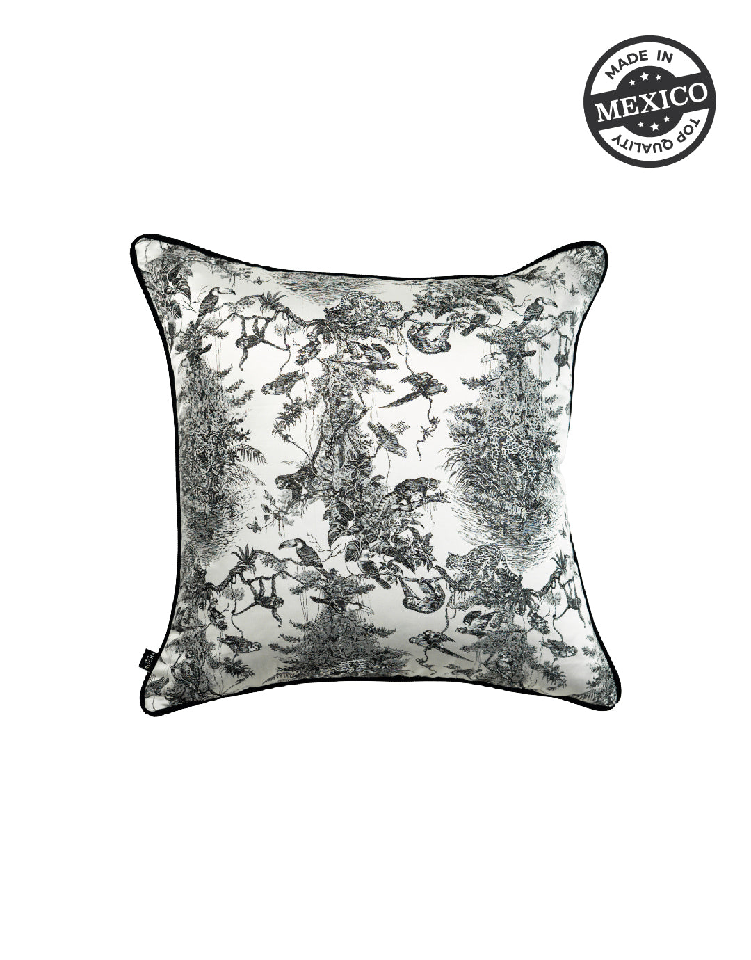 July Black Jungle Uni 24" Pillow