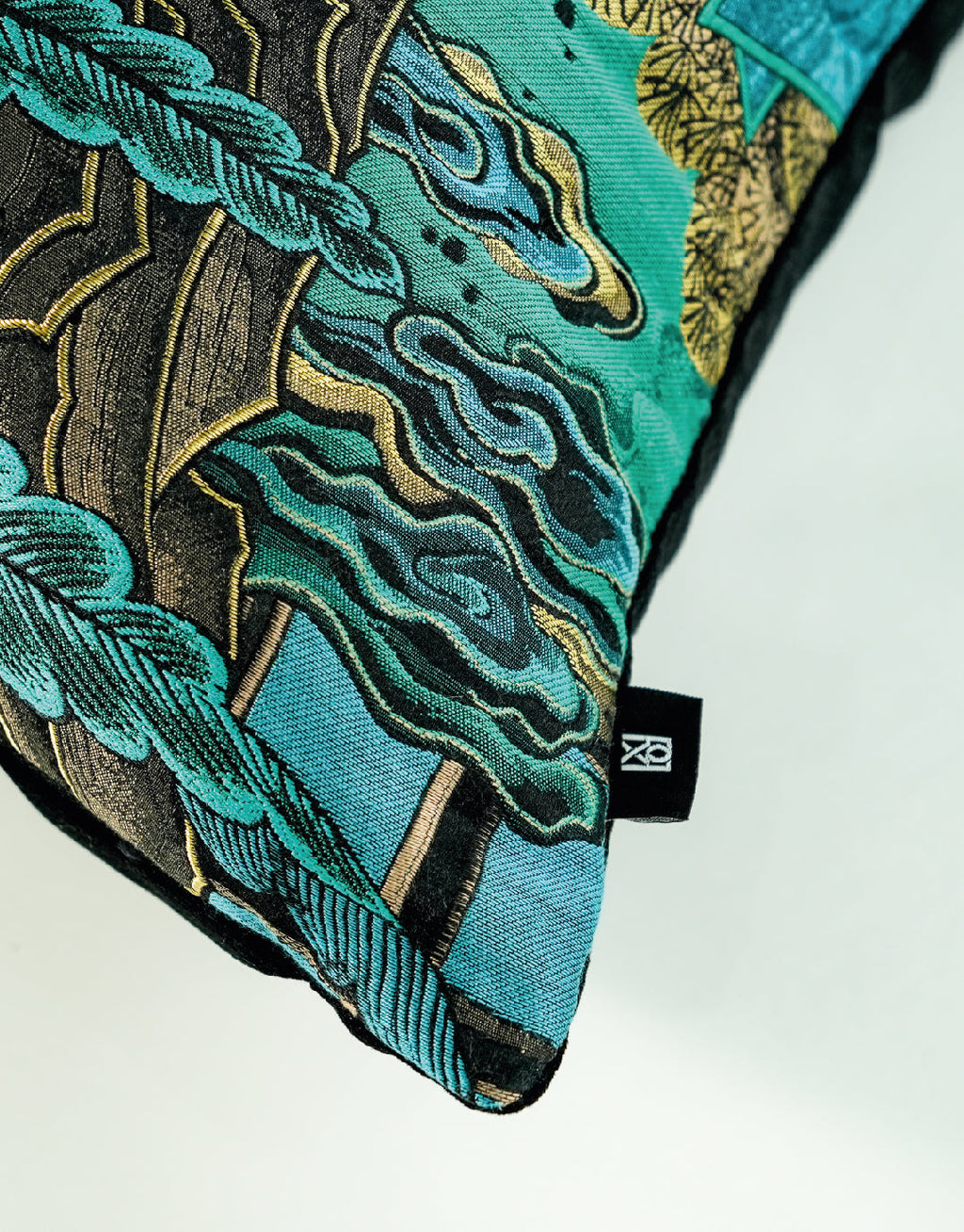 July Luxury Blue Duo 24" Pillow