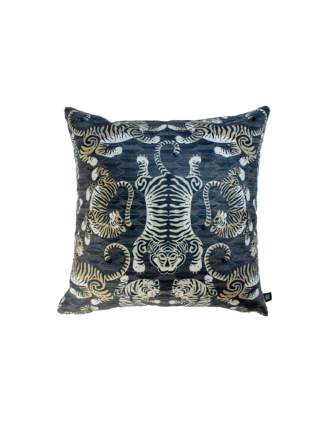 TABBY CHARCOAL DUO 24" PILLOW
