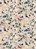Mojave Terrazzo Wallpaper, peach and yellow