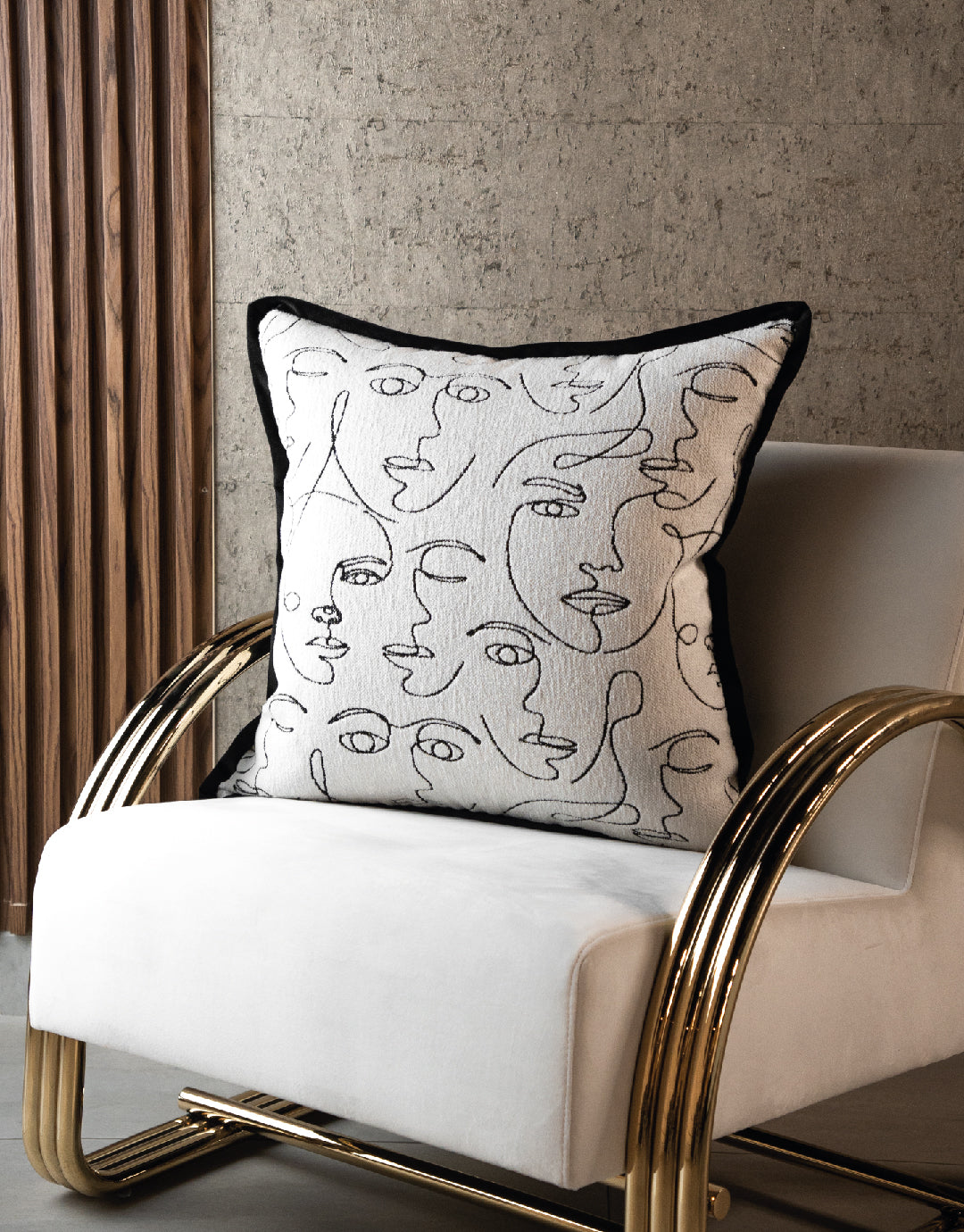 Nibo Time Face Duo 24" Pillow
