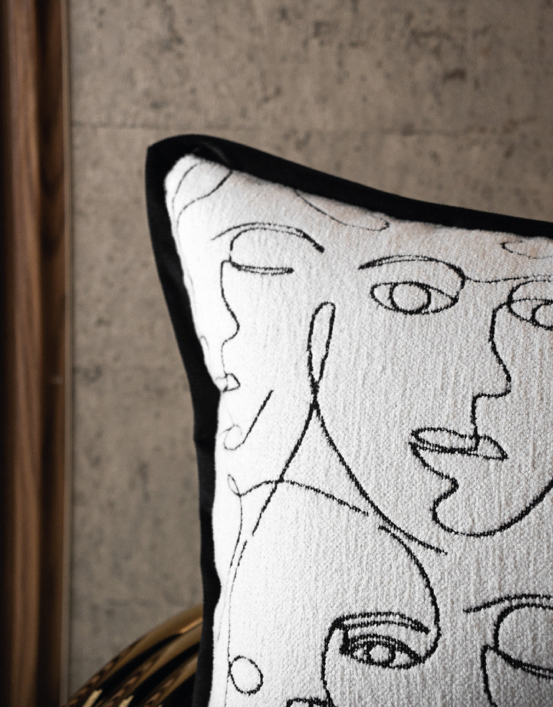 Nibo Time Face Duo 24" Pillow