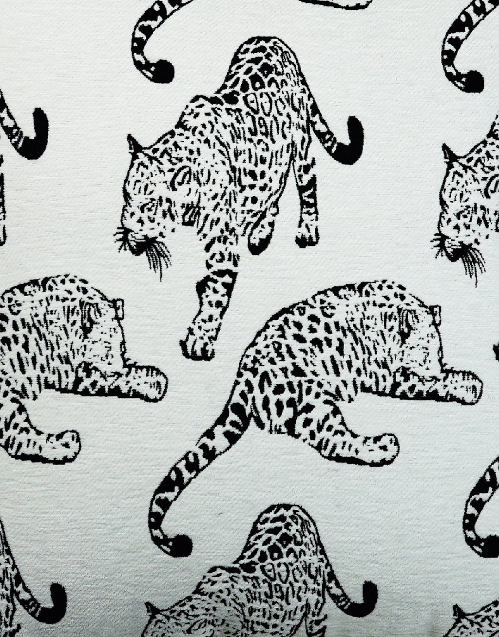 Nibo White Cheetah 24" Pillow