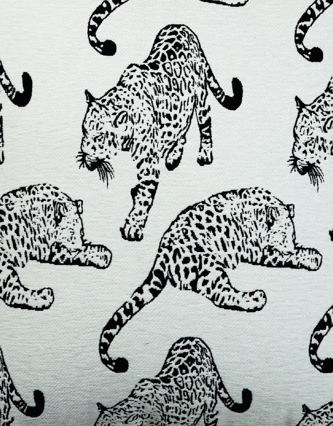 Nibo White Cheetah 24" Pillow