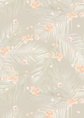 Palm Petal Wallpaper, tan