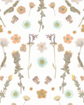 Pressed Fresh Version 02 Wallpaper, peach and mint