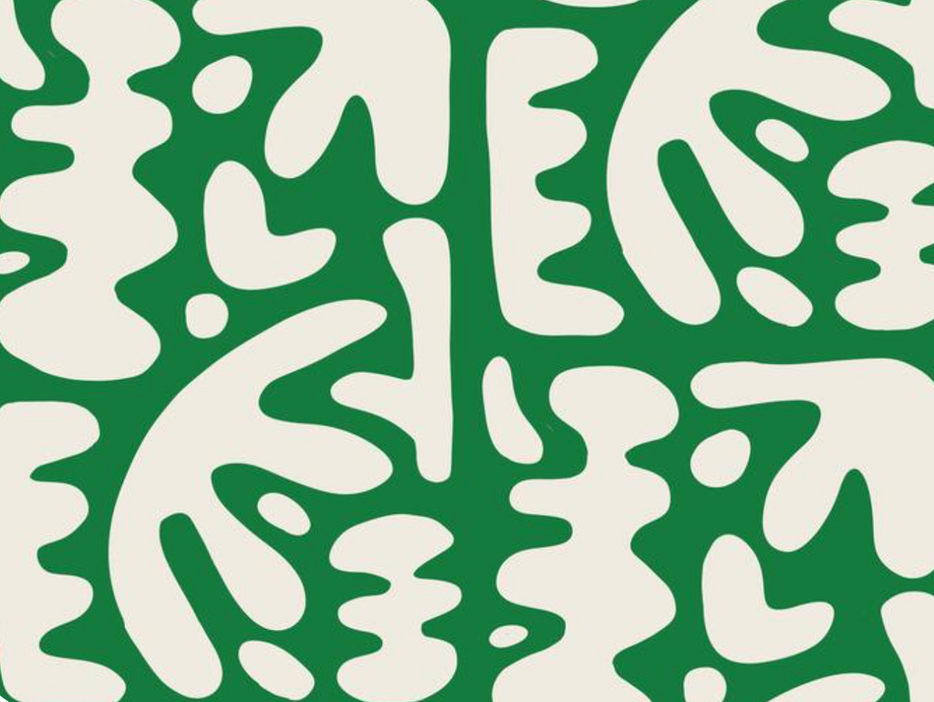 Bubbly Wallpaper, green