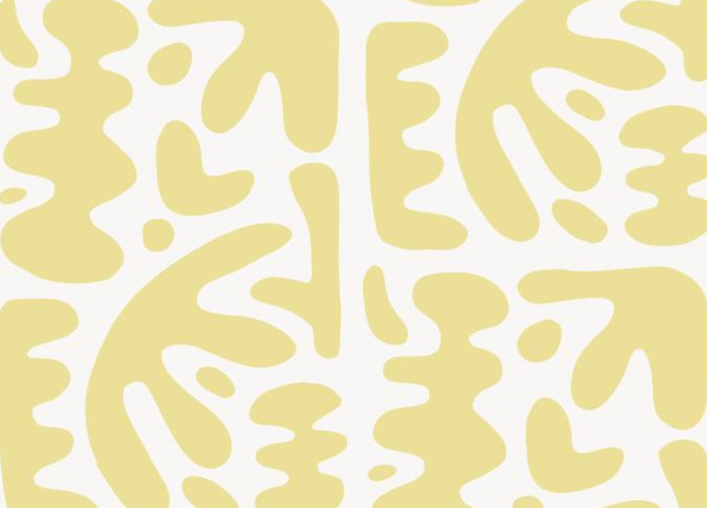 Bubbly Wallpaper, lemon