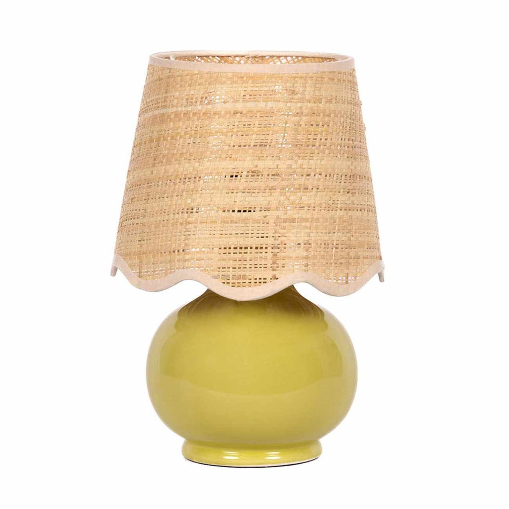 Theisseil Olive Green Table Lamp
