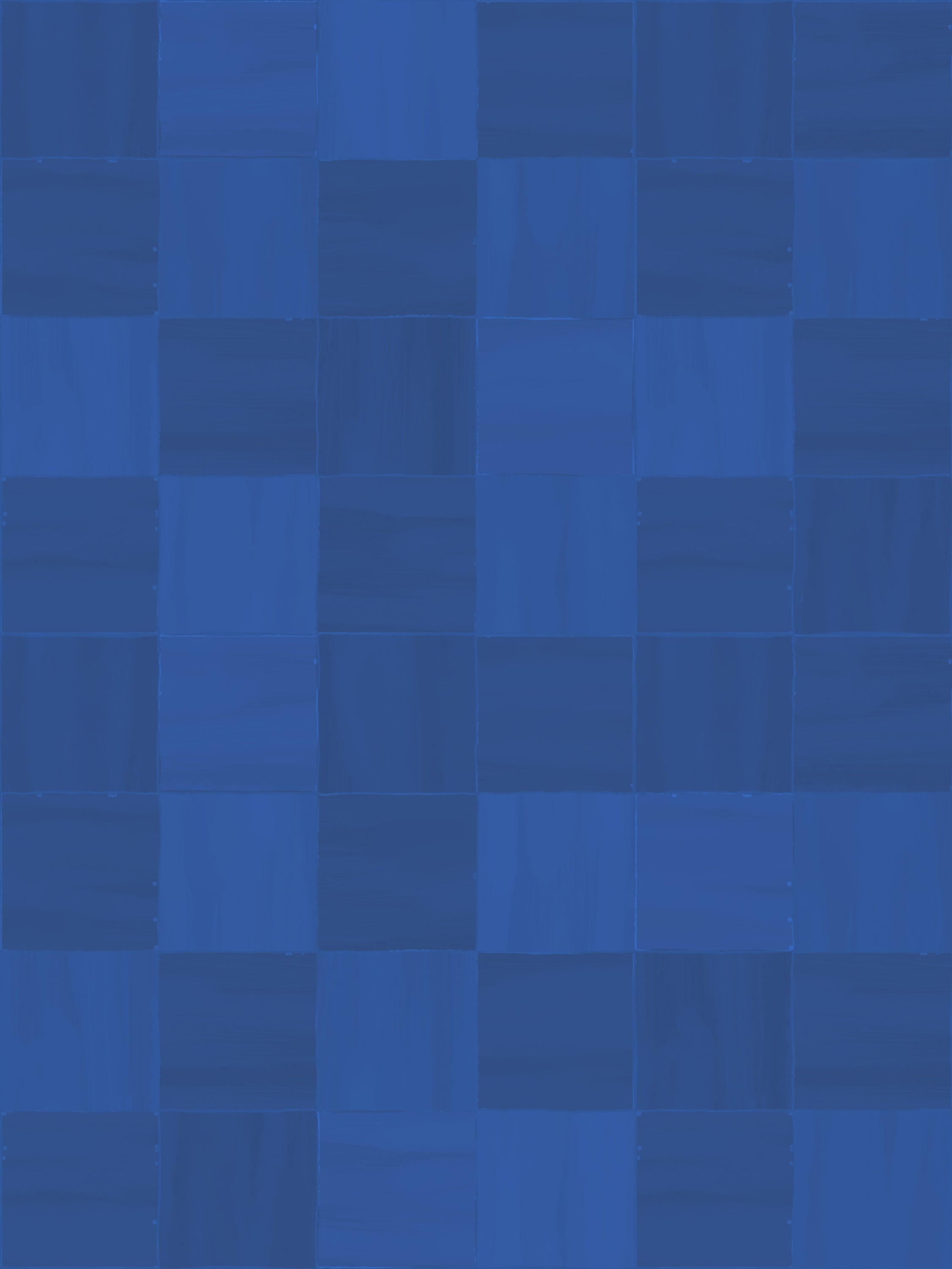 Zellige Wallpaper, cobalt