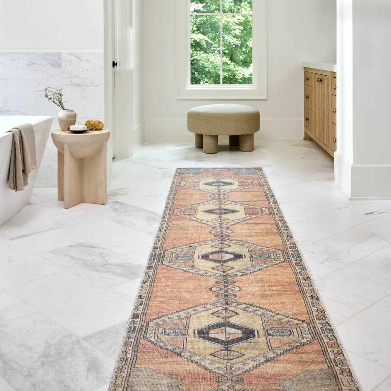 Medinah Washable Runner Rug