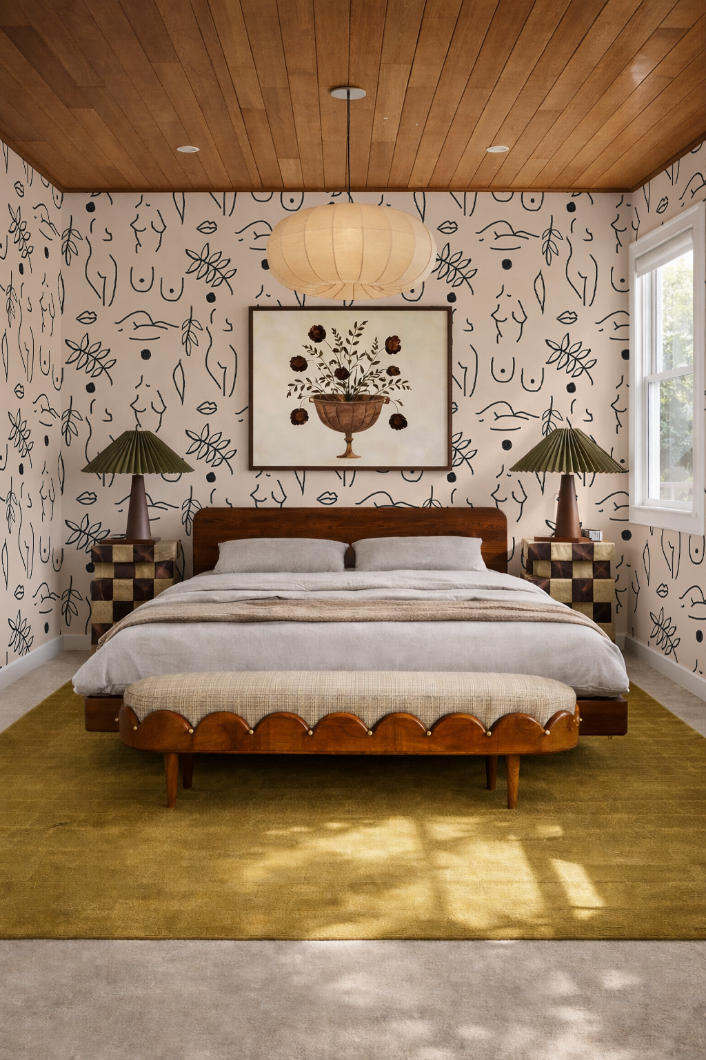 Neutral Nudes Wallpaper, nude and black
