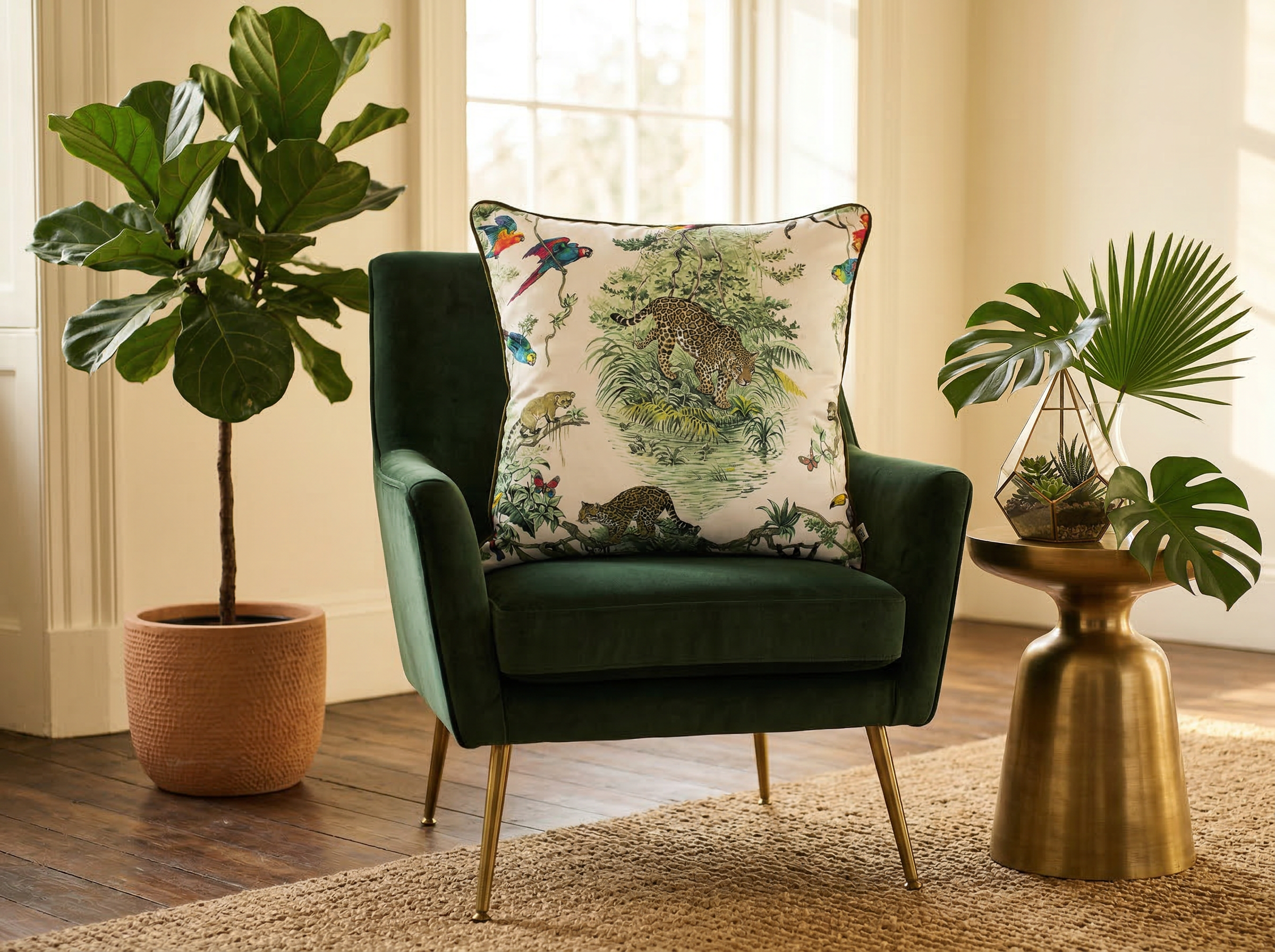 Bosque Tropical Duo 24" Pillow