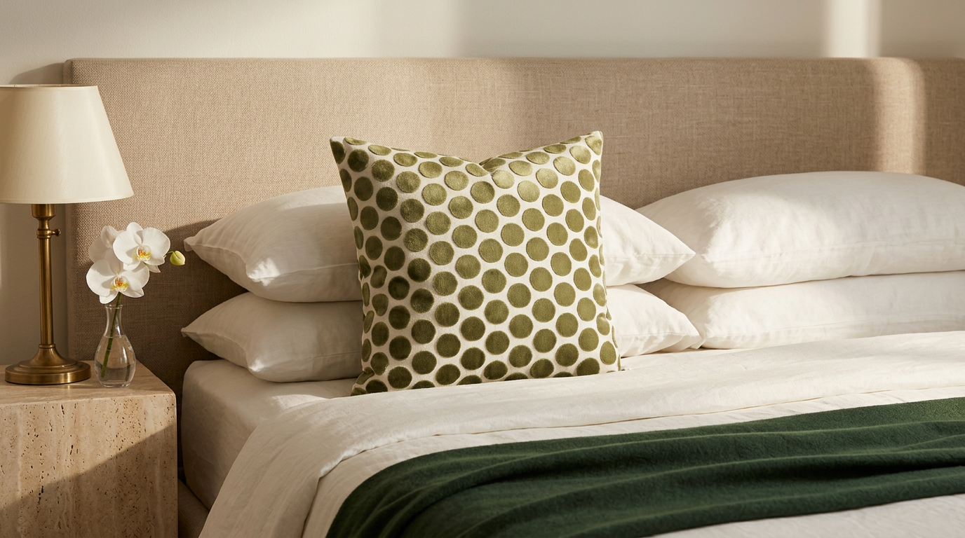 Buttons Lilypad Duo Pillow