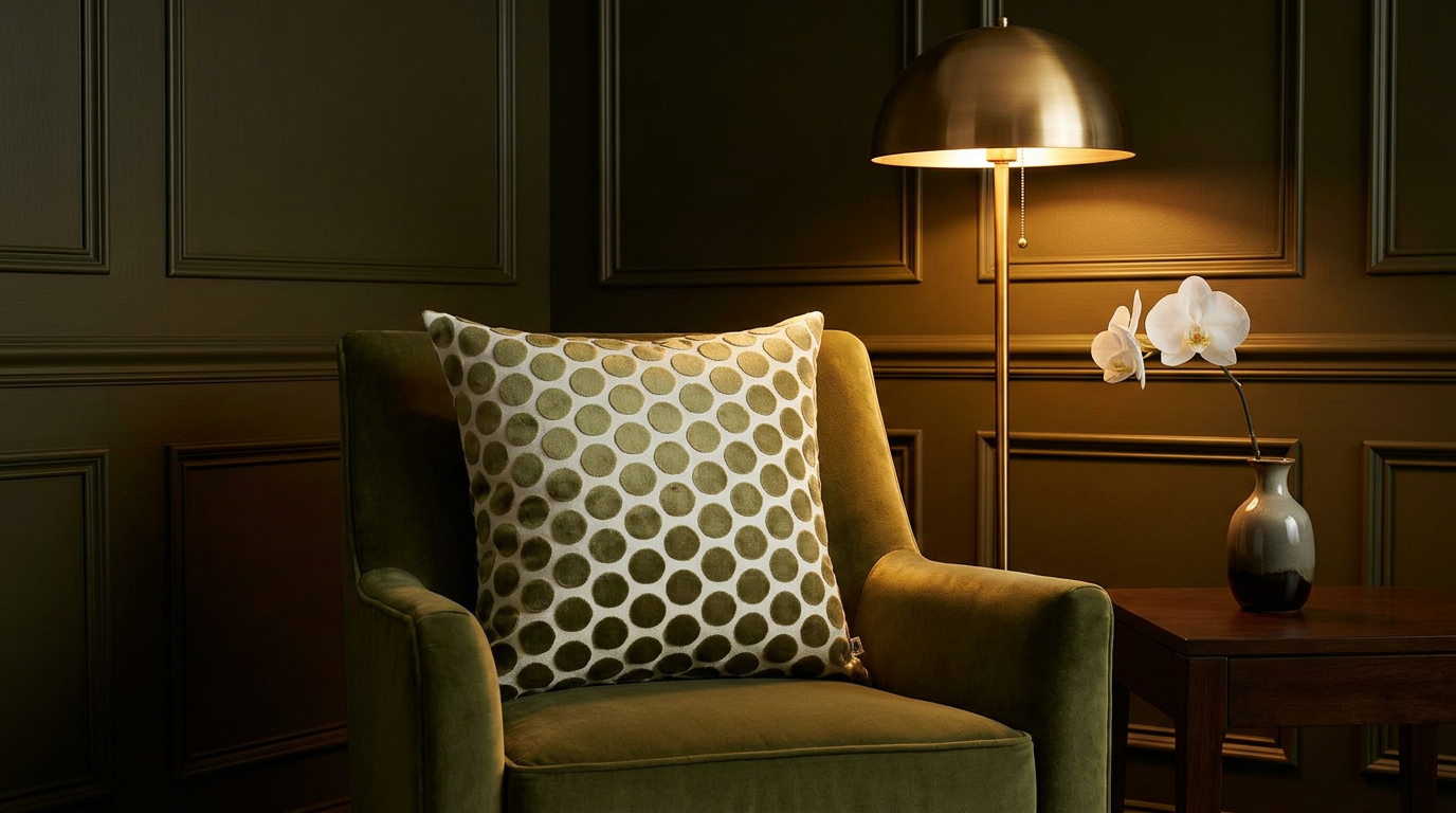 Buttons Lilypad Duo Pillow