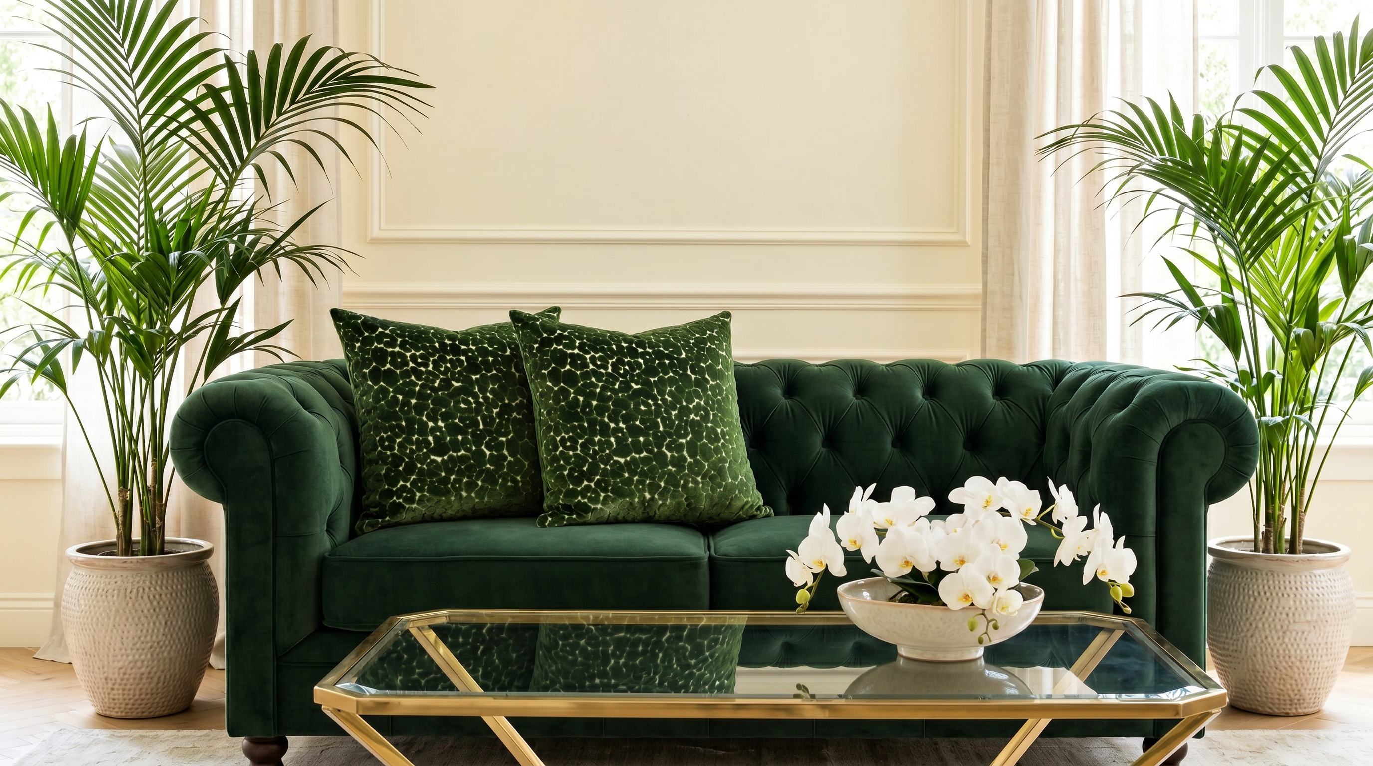 Chava Parsley Duo Pillow