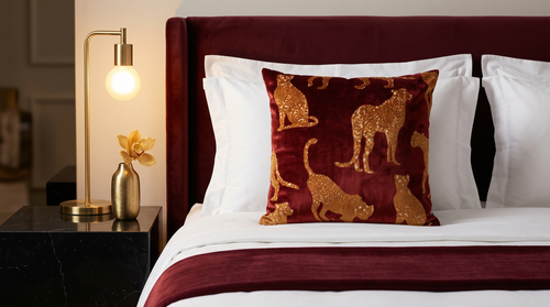 Cheetah Cinnabar Duo 24" Pillow