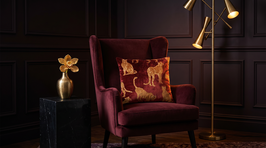 Cheetah Cinnabar Duo 24" Pillow