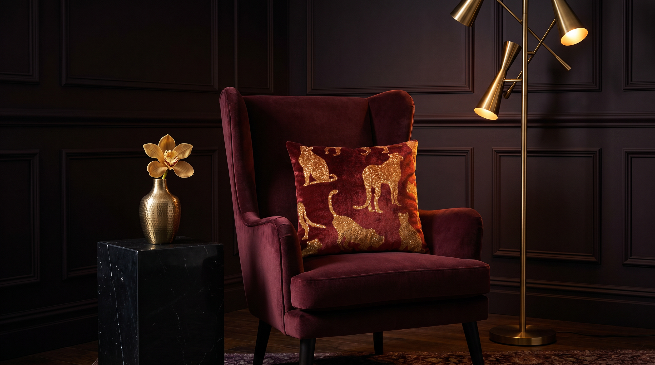 Cheetah Cinnabar Duo 24" Pillow