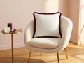 Helton White W/ Fringe Uni Pillow