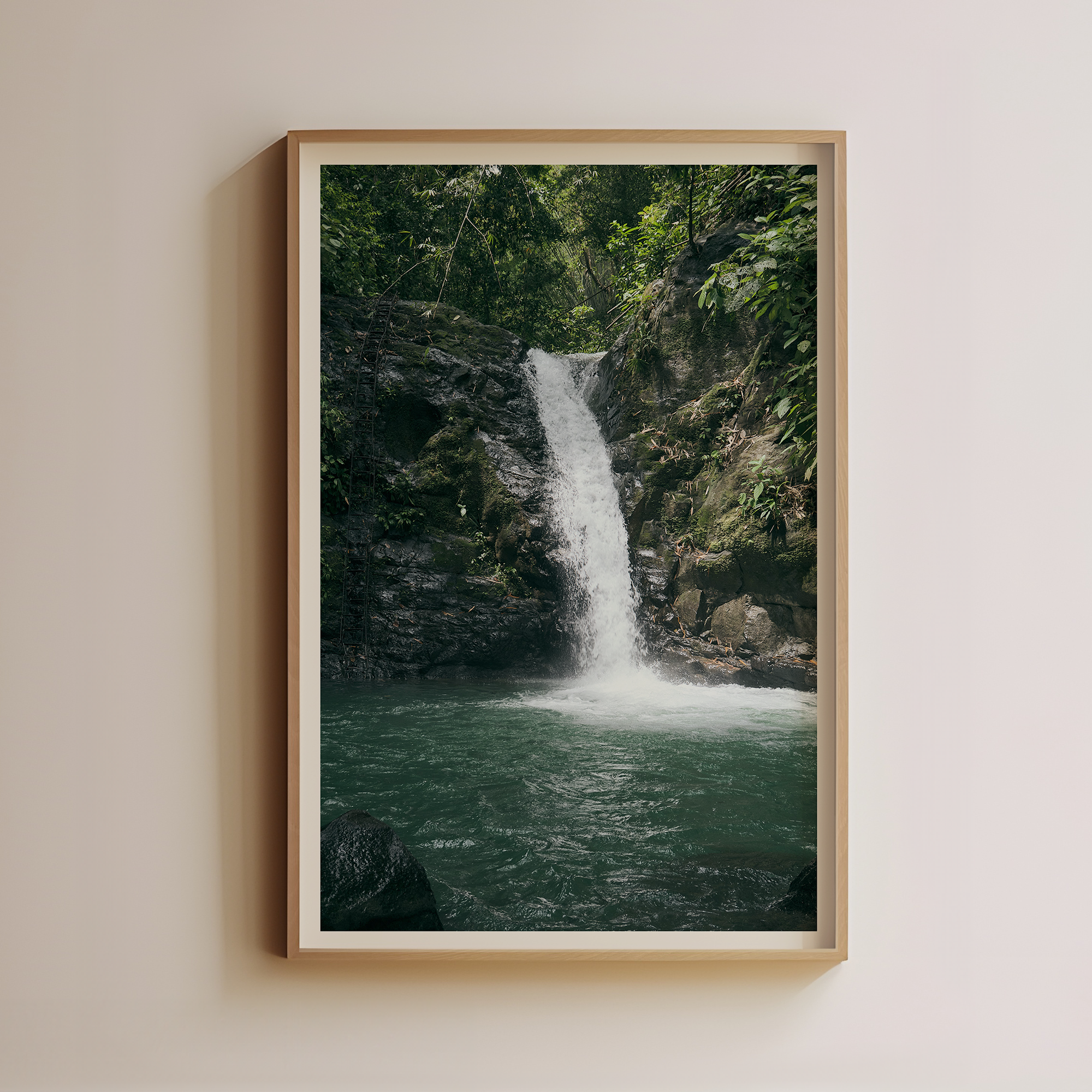 Costa Rica Waterfall by Luis Martinez