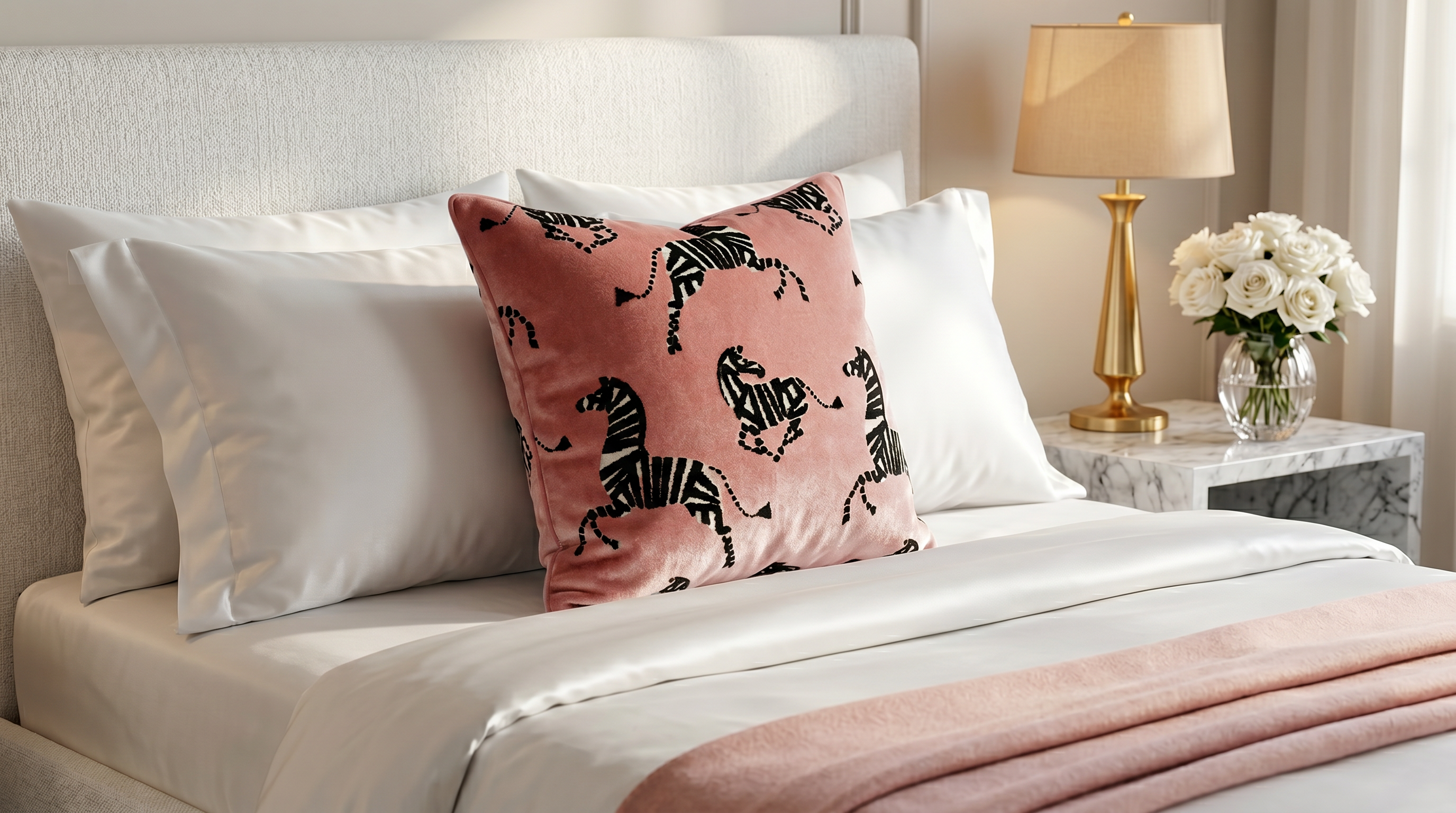 FINESSE ROSE DUO 24" PILLOW