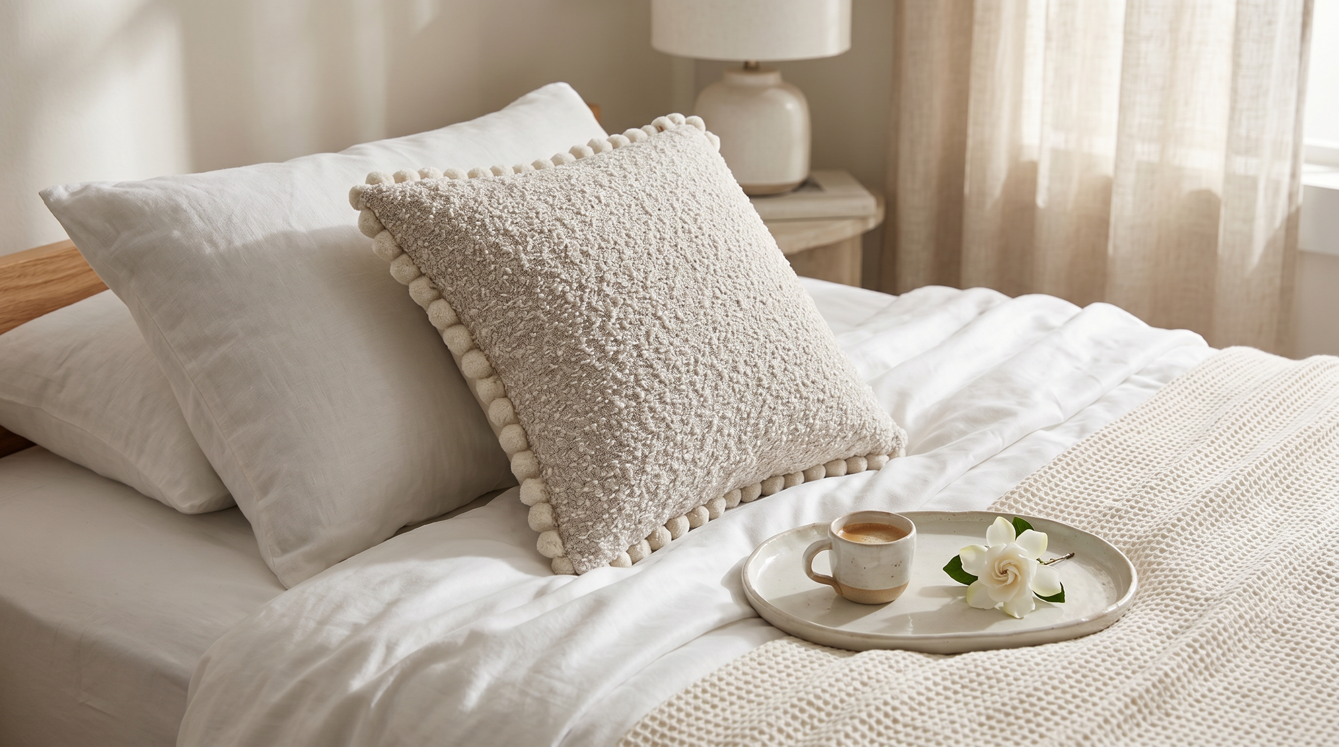 HALO LINEN VIVO WHITE UNI PILLOW