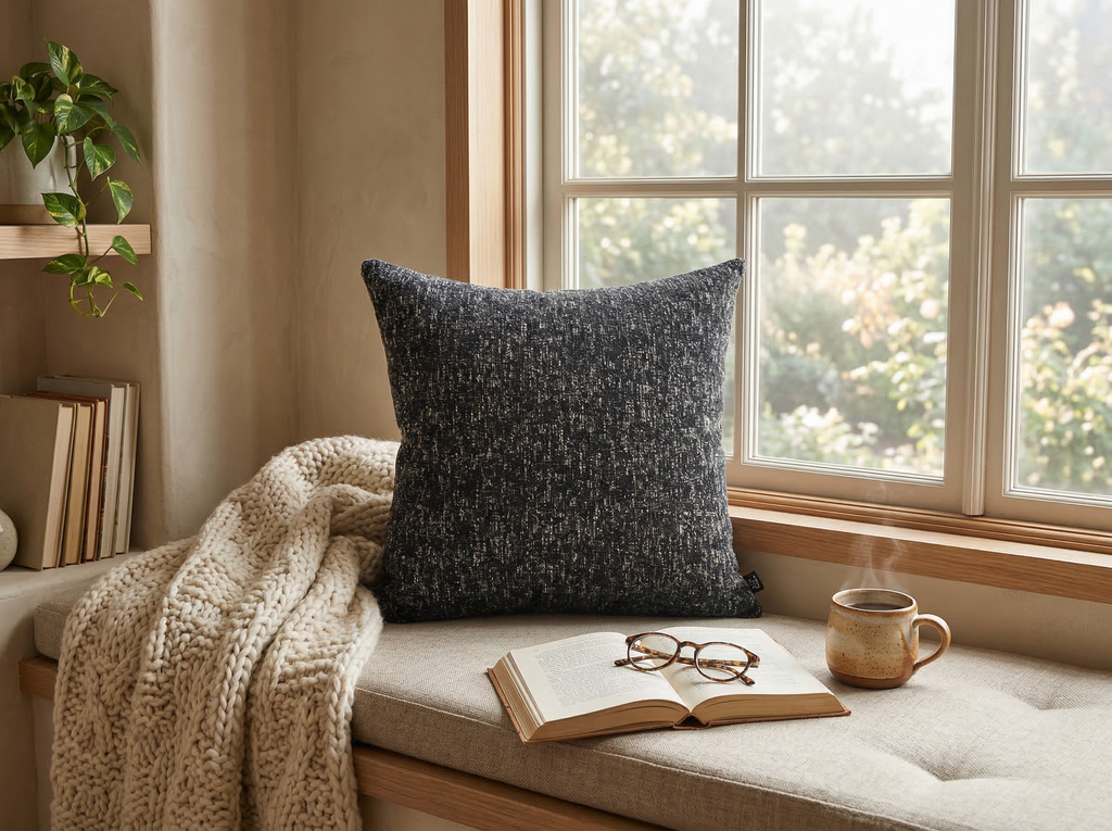 July Black Uni Pillow