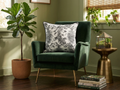July Black Jungle Uni 24" Pillow