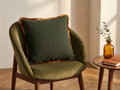 July Dark Green W/ Fringe Uni Pillow