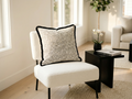 July White W/ Fringe Pillow Uni