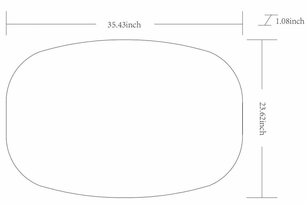 Kopparberg Black Gold Frame Round Mirror