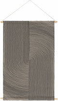 Lanse Black and White Geometric Wall Hanging