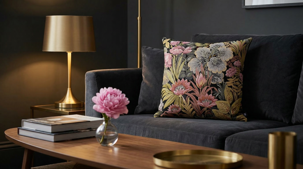 LISBON BLACK DUO 24" PILLOW