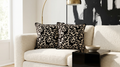 LUV BUNNY EBONY DUO 24" PILLOW