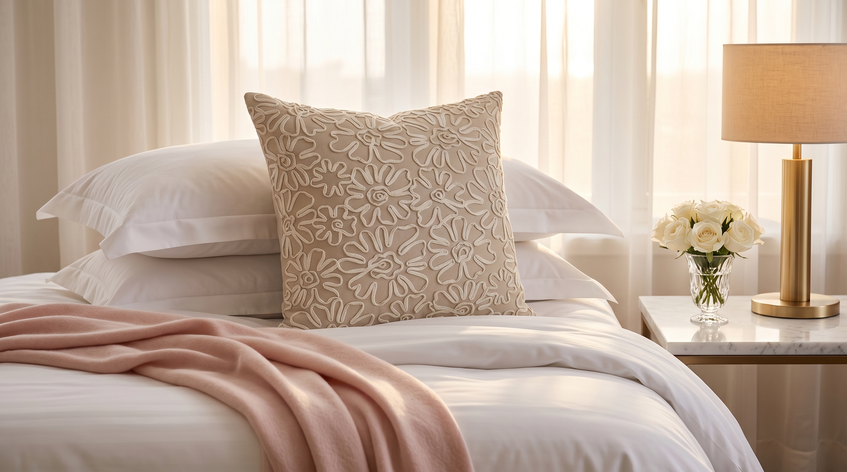 MARGUERITE LINEN DUO 24" PILLOW
